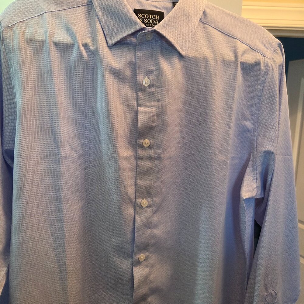 Scotch & Soda Modern Fit 16.5-34 Stretch Shirt